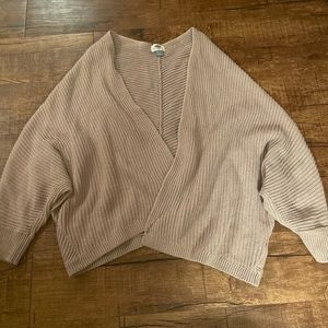 Tan cardigan